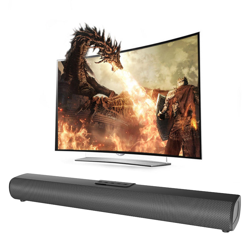 LOOKFUN Sound Bar for Smart TV, Soundbar with Bluetooth/ARC/Opt/AUX Connect, Auto Volume Boost, 3 Equalizer Modes, Soundbar for TV/PC/Gaming/Projectors