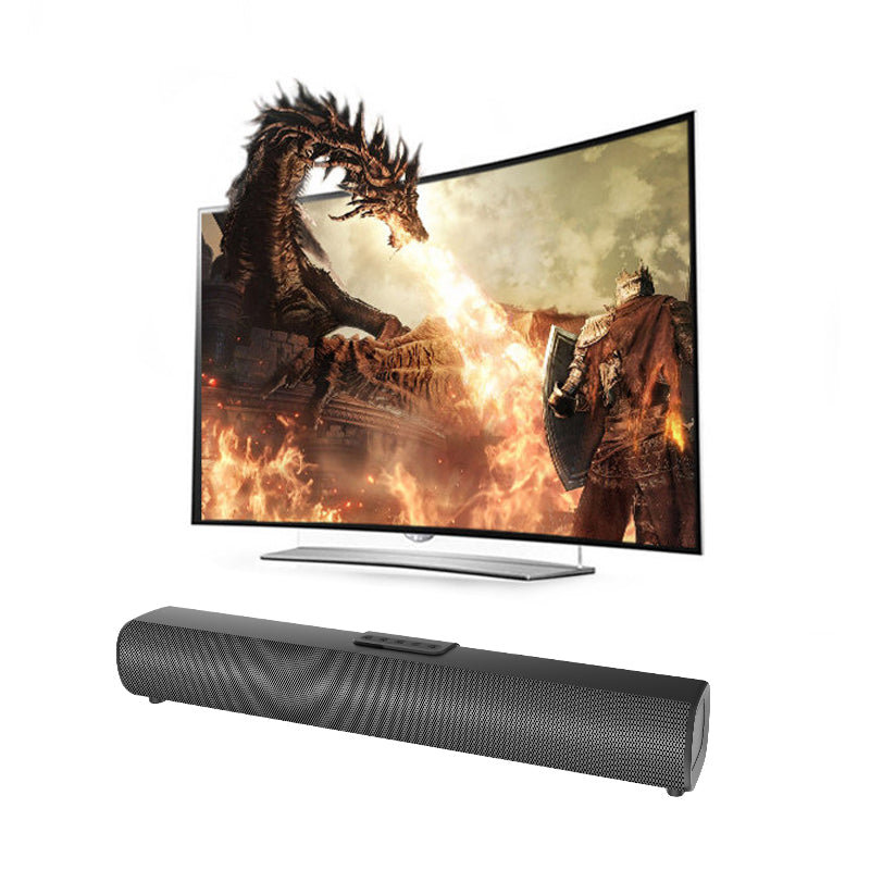 TV Speaker - Soundbar for TV with Bluetooth and HDMI-ARC Connectivity, Black, Includes Remote Control