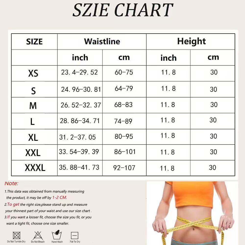 EHIW Waist Trainer for Women Latex Underbust Waist Cincher Corset Sport Girdle Hourglass Body Shaper , S