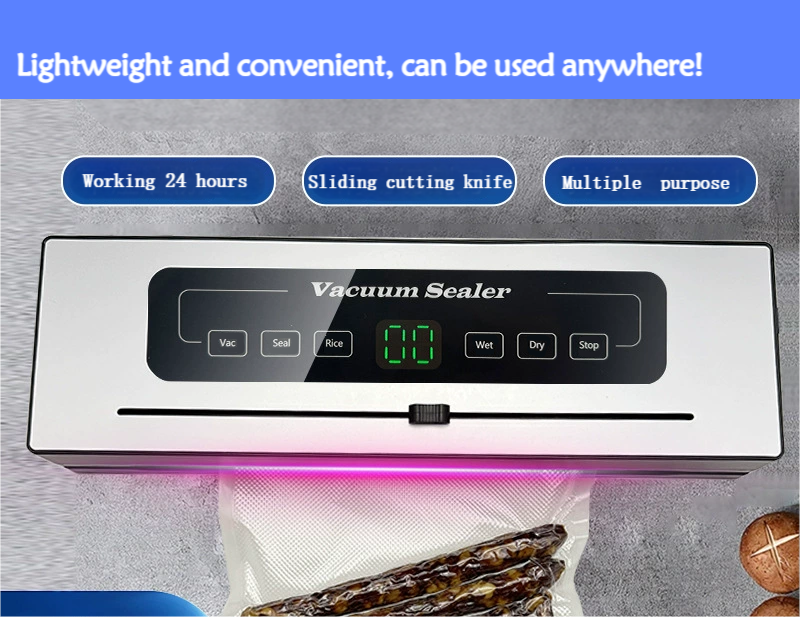LVL Vacuum Sealer Machine, Automatic Air Sealing Food Saver with Dry&Moist Food Modes, One-key Meat Sealers Vacuum Packing Machine for Kitchen Food Saver Storage