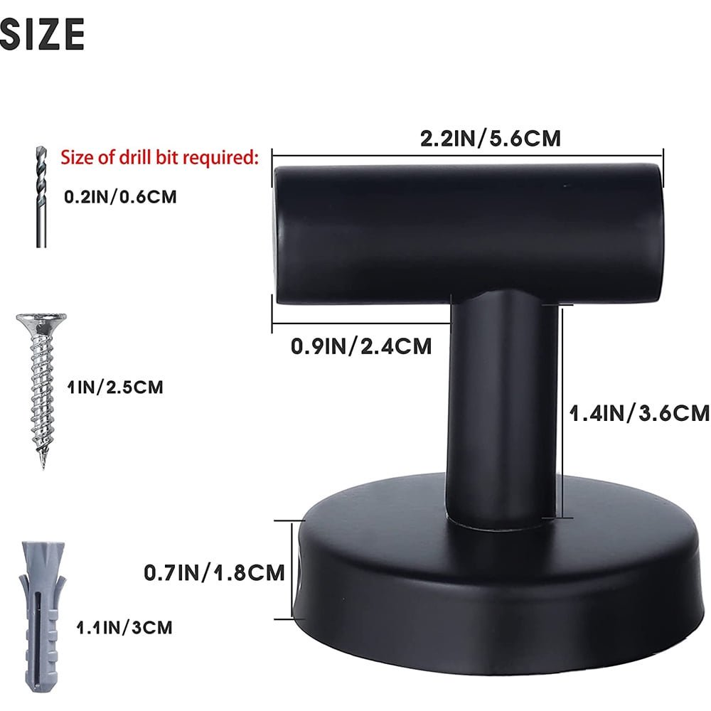 4 Pack Black Towel Hooks Coat Robe hook for bathroom Stainless Steel4 Pack Black Towel Hooks Coat Robe hook for bathroom Stainless Steel