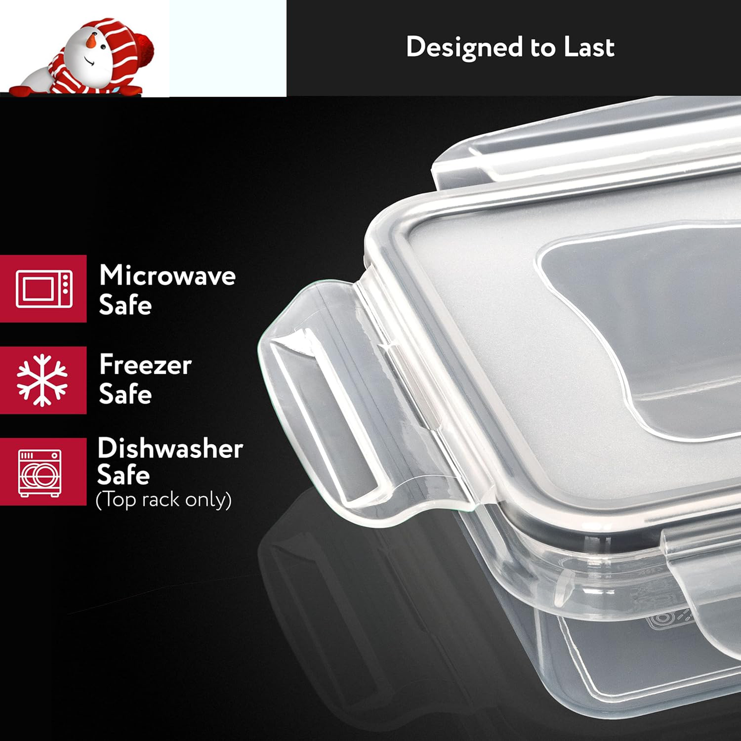 50 Pcs Food Storage Containers with Lids Airtight, Plastic Meal Prep Container for Pantry & Kitchen Organization, BPA-Free, Leak-Proof with Labels & Marker Pen