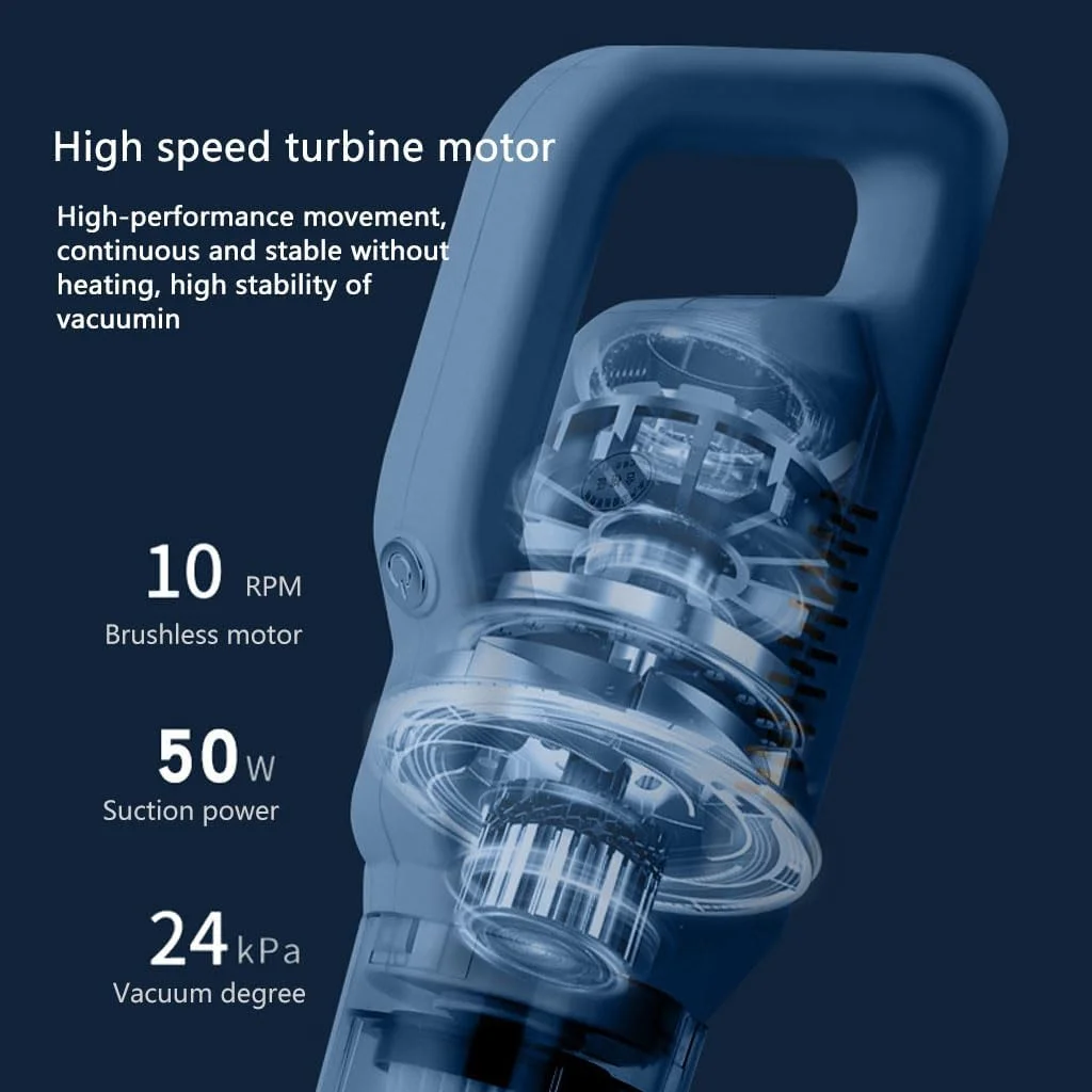 Cordless Vacuum Cleaner, Stick Vac with Tangle-Resistant Design, Up to 60 Minutes, Powerful Suction, Rechargeable, Lightweight, and Versatile for Carpet, Hard Floor, Pet Hair