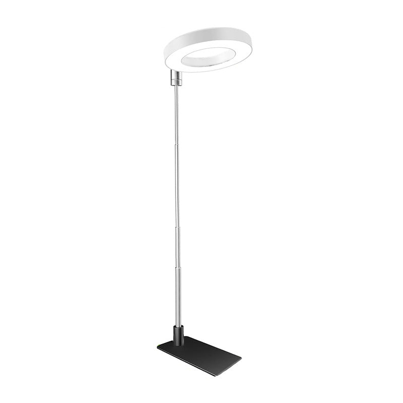 Plant Grow Light, LED Growing Light for Indoor Plants, Full Spectrum Desk Growth Lamp w/ Automatic Timer(3/9/12Hrs) & Height Adjustable, 10 Dimmable Brightness for Small Plants, 2 Packs, White