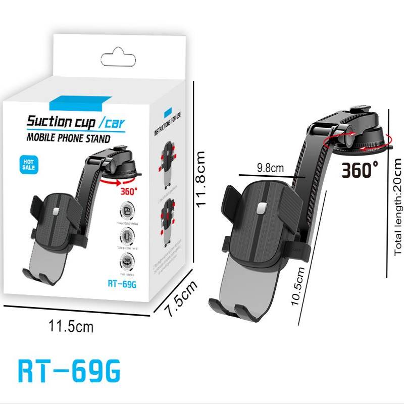 Car Phone Holder, Universal Car Holder for iPhone Android and All Smartphones, Downward Mount