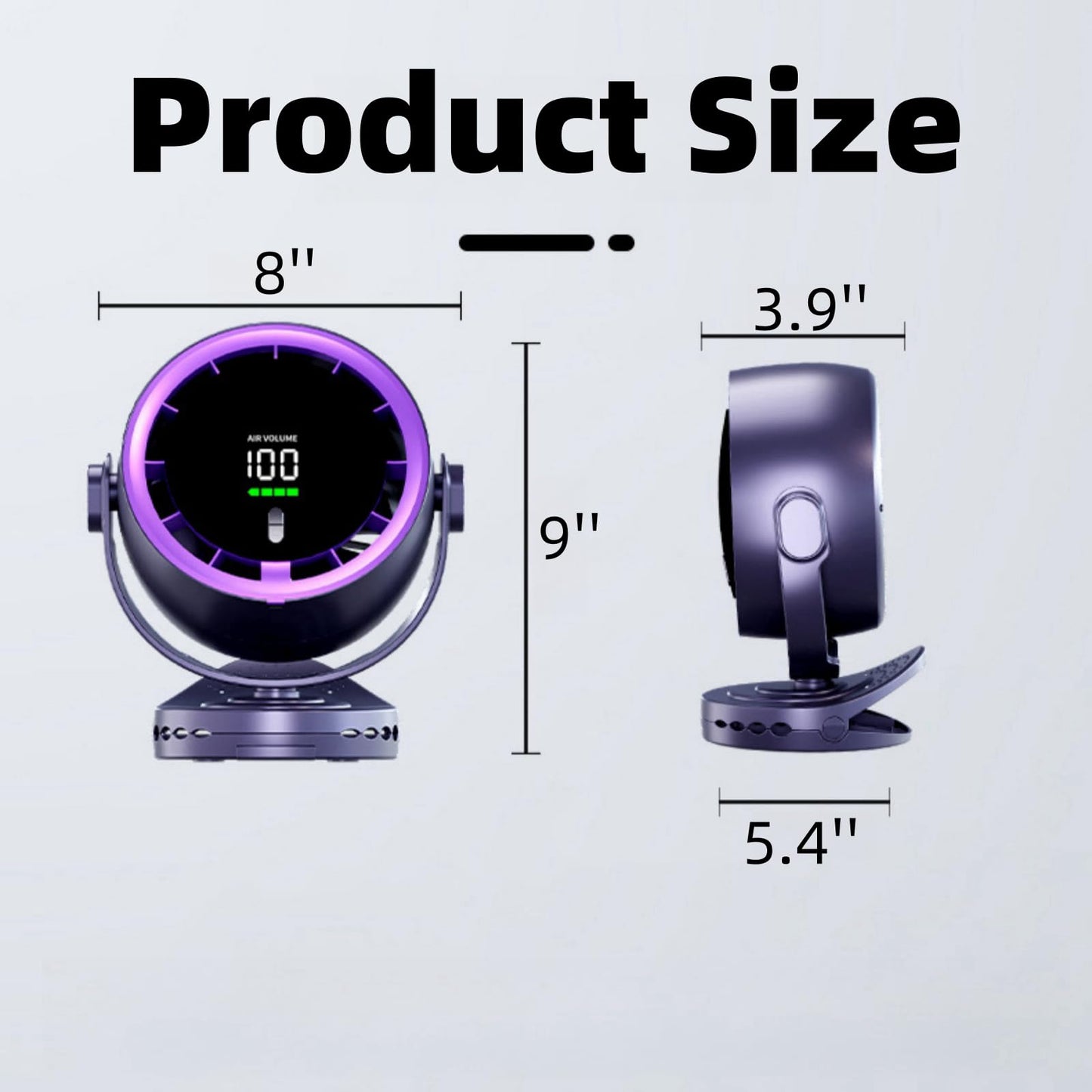 Desk Fans for Home, Quiet Table Fan Air Circulator Fans for Whole Room, 90°+70° Oscillating Dorm Fan with Remote, 3 Speeds, Desktop Fan for Home, Dorm