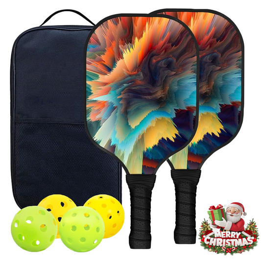 Pickleball Paddles, USAPA Approved Fiberglass Surface Pickleball Set with Pickleball Rackets, Pickleball Paddles Set for Men Women, It Is A Great Gift Option for Family, Loved Ones, and Friends.