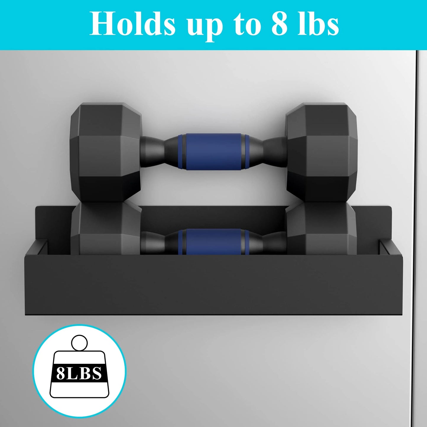 Magnetic Spice Rack Organizer, 4 Pack Moveable Fridge Spice Shelves for Refrigerator and Oven, Metal Refrigerator Shelf-Black