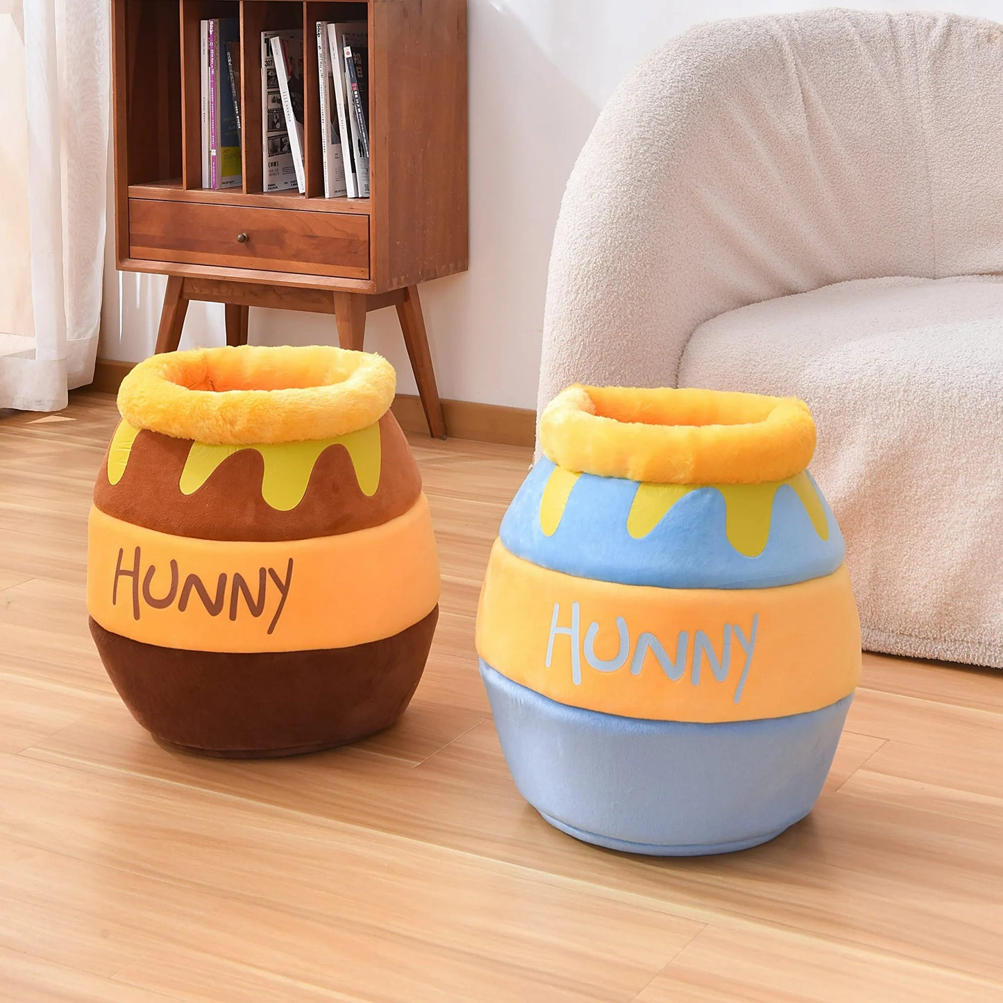 Cat Bed Honey Pot Cat Bed for Indoor - Comfortable Memory Foam Pet Furniture with Cat House Tent - with Removable Washable Cushioned Pillow, Cute Soft Self Warming Kitten beds for Breeds