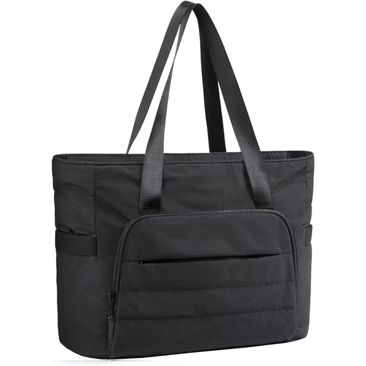 Tote Bag for Women, Lightweight Large Tote Bag with Yoga Mat Strap, Quilted Shoulder Bag Handbag for Travel Work Gym