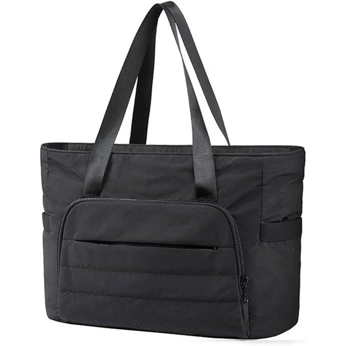 Tote Bag for Women, Lightweight Large Tote Bag with Yoga Mat Strap, Quilted Shoulder Bag Handbag for Travel Work Gym