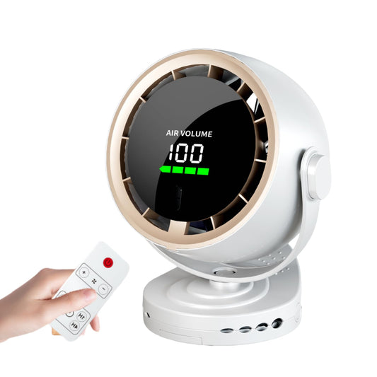 Desk Fans for Home, Quiet Table Fan Air Circulator Fans for Whole Room, 90°+70° Oscillating Dorm Fan with Remote, 3 Speeds, Desktop Fan for Home, Dorm